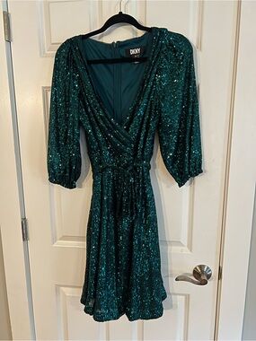 dkny green sequin dress | Dresses | Dkny Black Long Sleeve Buttonfront Maxi Shirt emmahopkins5979